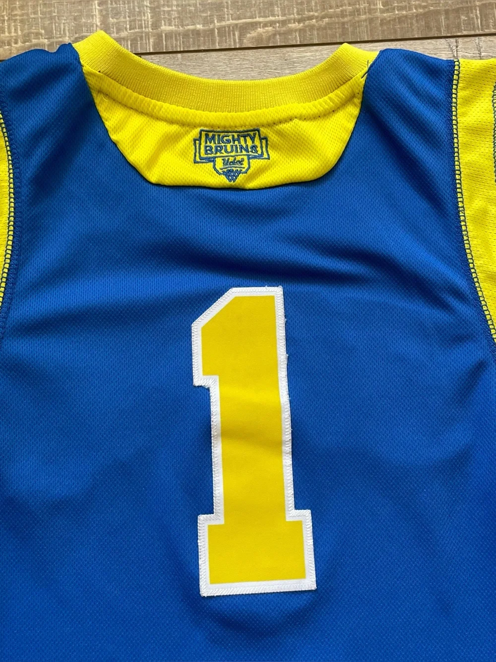 Adidas UCLA Bruins #1 Football Jersey Youth Small Blue Gold NCAA Mighty Bruins